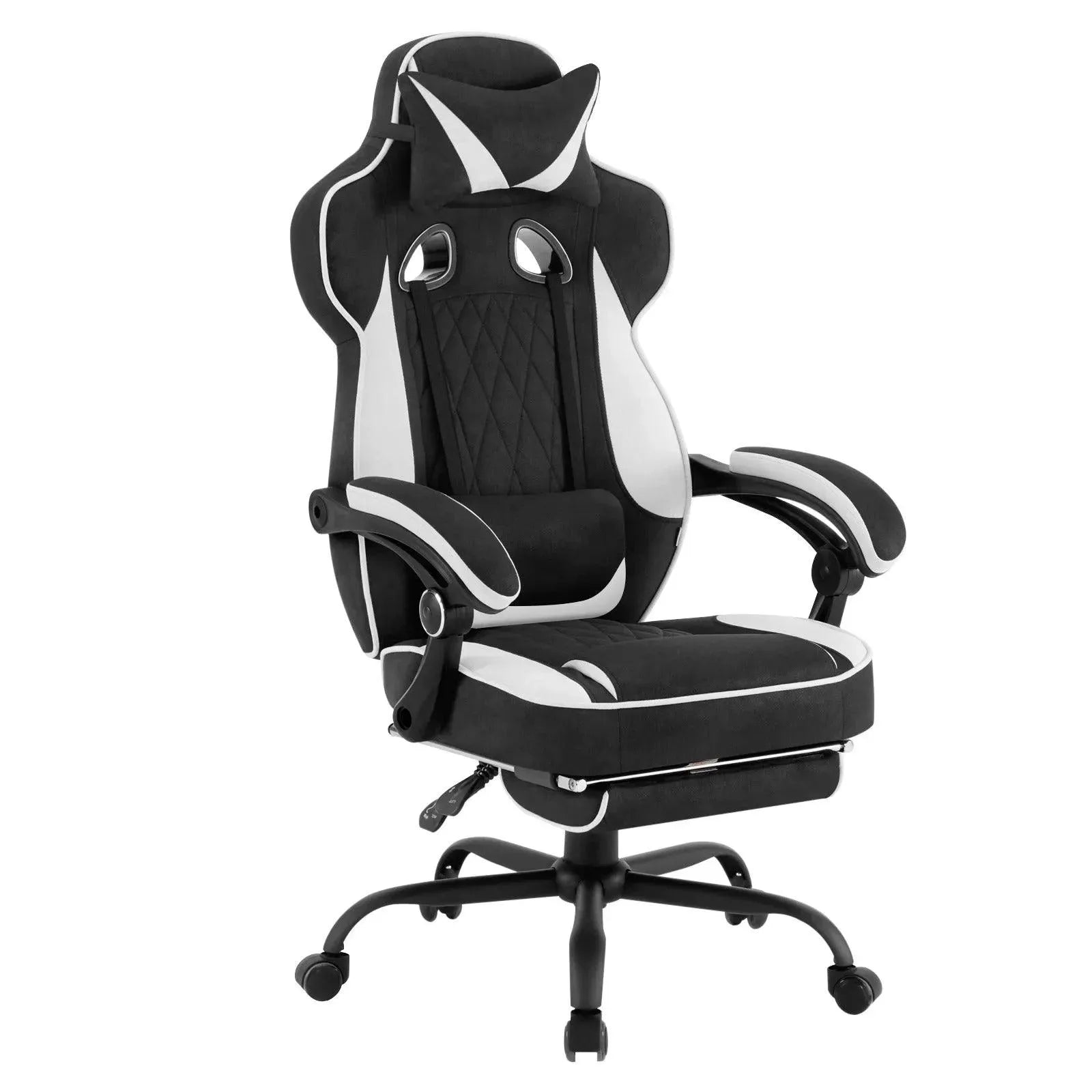 Feronza™ Draaistoel voor Gaming met Pocketveringkussen en Voetsteun - Feronza